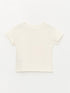 LC Waikiki Crew Neck Printed Short Sleeve Baby Girl T-Shirt